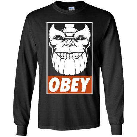 T-Shirts Black / YS Obey the Titan Youth Long Sleeve T-Shirt