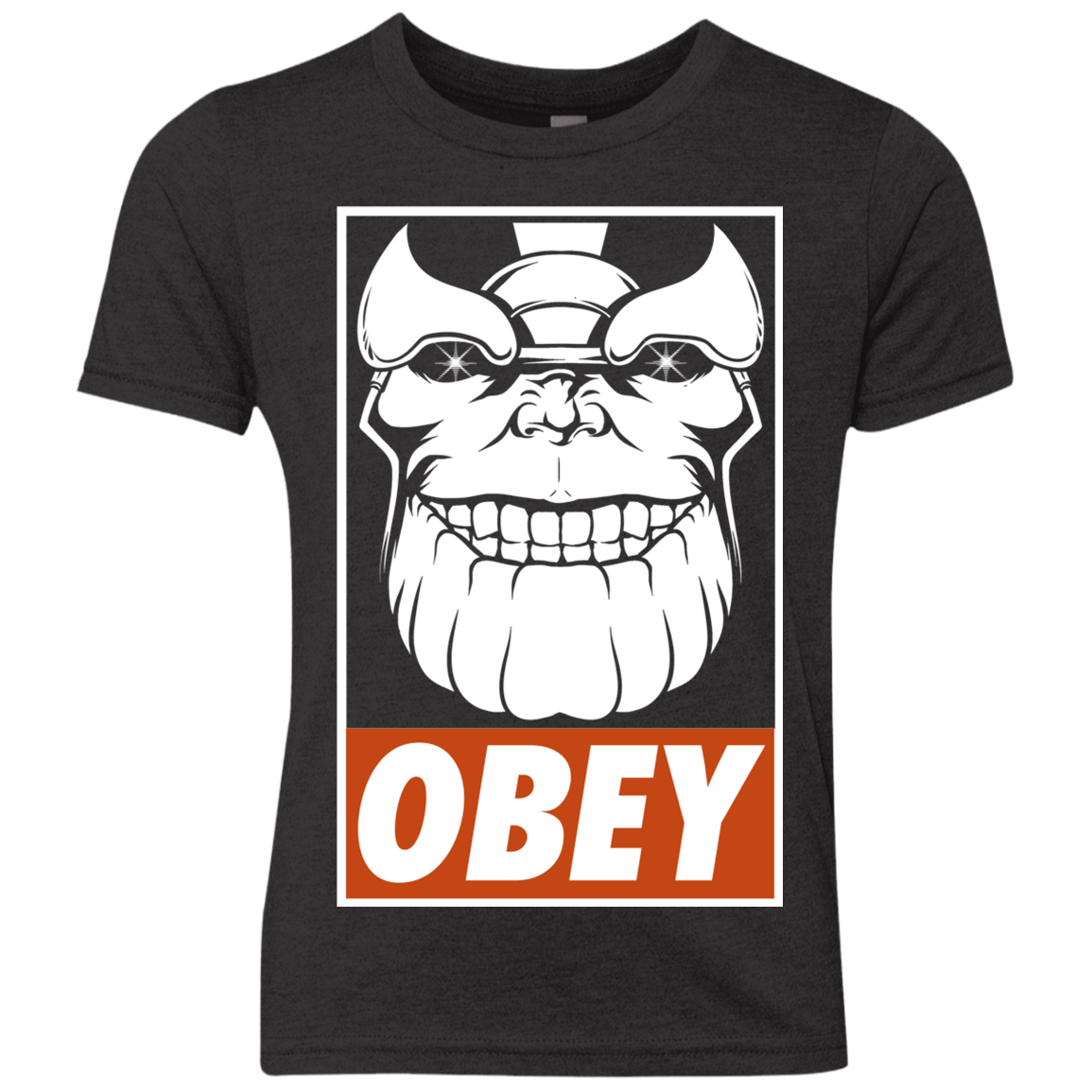 T-Shirts Vintage Black / YXS Obey the Titan Youth Triblend T-Shirt