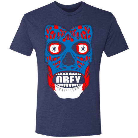 T-Shirts Vintage Navy / S Obey They Live Men's Triblend T-Shirt