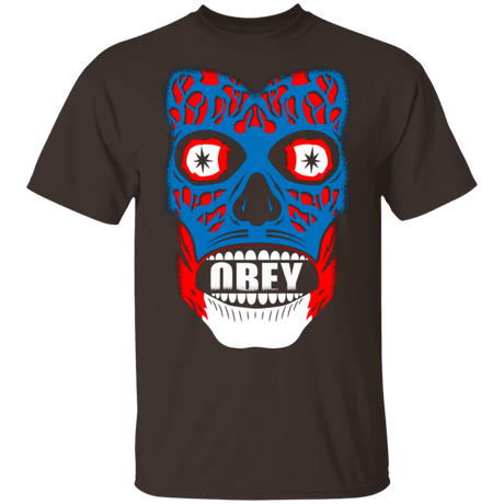 T-Shirts Dark Chocolate / S Obey They Live T-Shirt