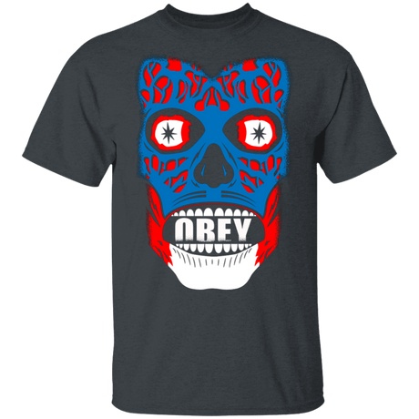 T-Shirts Dark Heather / S Obey They Live T-Shirt