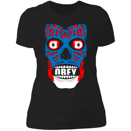 T-Shirts Black / S Obey They Live Women's Premium T-Shirt