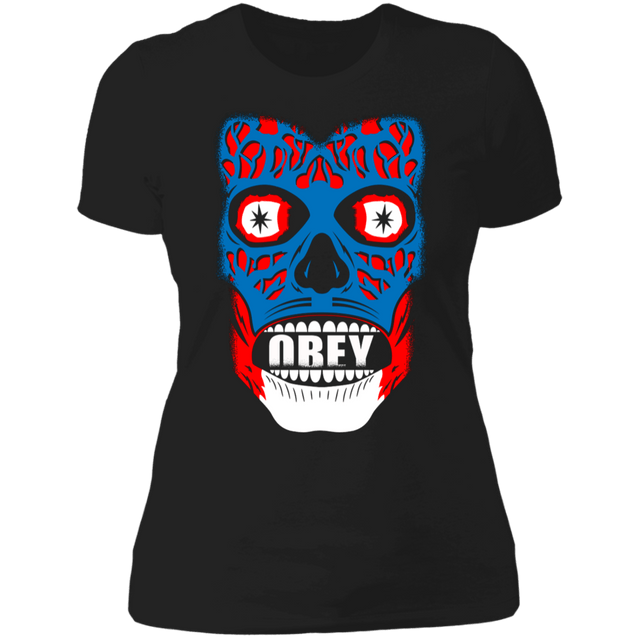 T-Shirts Black / S Obey They Live Women's Premium T-Shirt