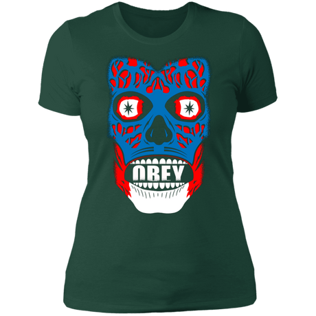 T-Shirts Forest Green / S Obey They Live Women's Premium T-Shirt