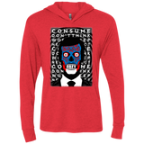 T-Shirts Vintage Red / X-Small OBEY Triblend Long Sleeve Hoodie Tee