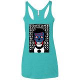 T-Shirts Tahiti Blue / X-Small OBEY Women's Triblend Racerback Tank