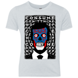 T-Shirts Heather White / YXS OBEY Youth Triblend T-Shirt