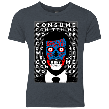 T-Shirts Vintage Navy / YXS OBEY Youth Triblend T-Shirt