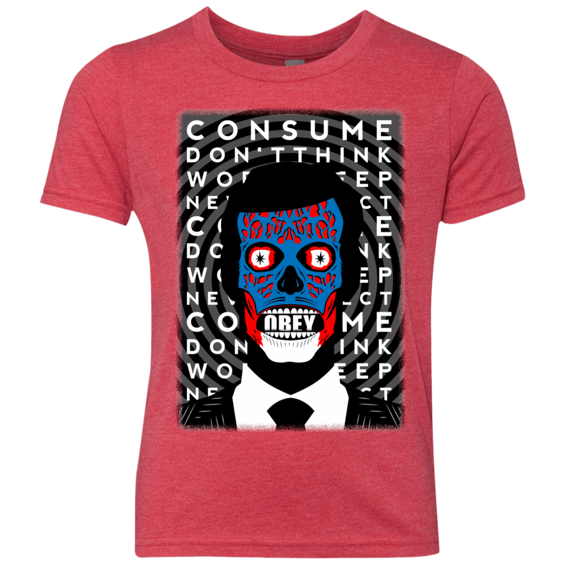 T-Shirts Vintage Red / YXS OBEY Youth Triblend T-Shirt