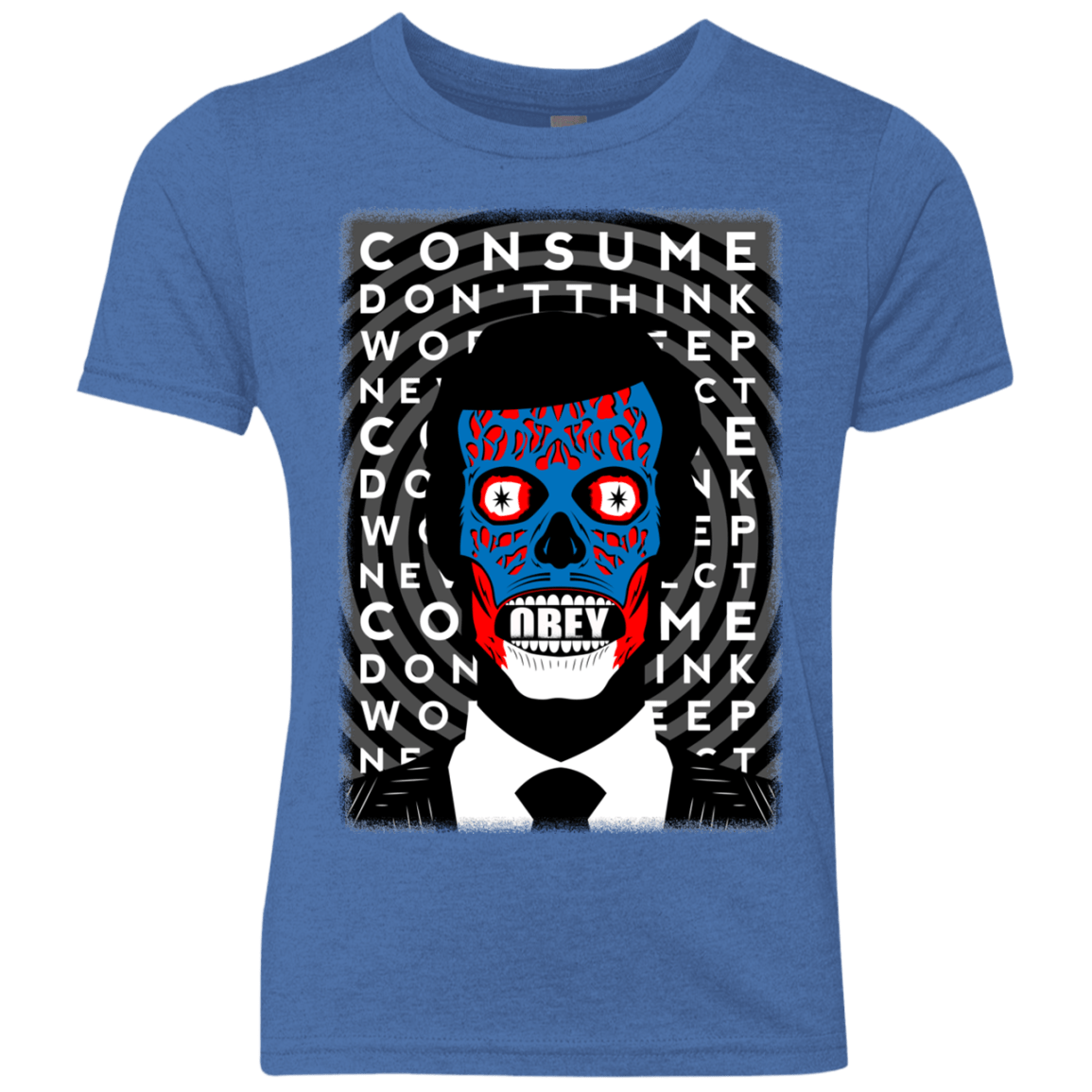 T-Shirts Vintage Royal / YXS OBEY Youth Triblend T-Shirt