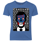 T-Shirts Vintage Royal / YXS OBEY Youth Triblend T-Shirt