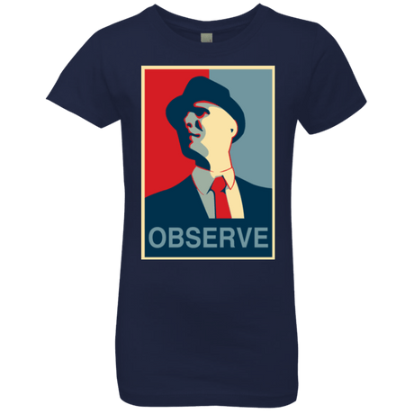 T-Shirts Midnight Navy / YXS Observe Girls Premium T-Shirt