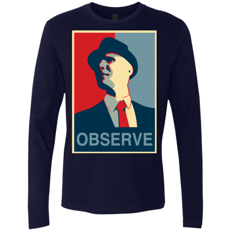 T-Shirts Midnight Navy / Small Observe Men's Premium Long Sleeve