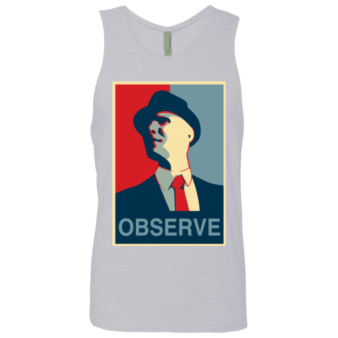 T-Shirts Heather Grey / Small Observe Men's Premium Tank Top