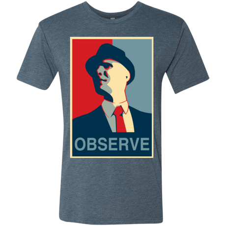 T-Shirts Indigo / Small Observe Men's Triblend T-Shirt