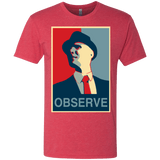 T-Shirts Vintage Red / Small Observe Men's Triblend T-Shirt