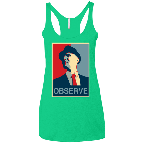 T-Shirts Envy / X-Small Observe Women's Triblend Racerback Tank