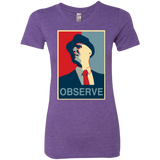 T-Shirts Purple Rush / Small Observe Women's Triblend T-Shirt