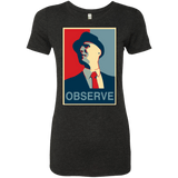T-Shirts Vintage Black / Small Observe Women's Triblend T-Shirt
