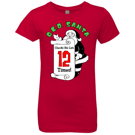T-Shirts Red / YXS OCD Santa Girls Premium T-Shirt