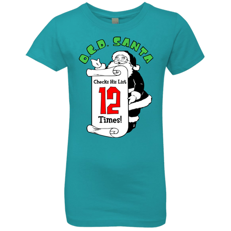 T-Shirts Tahiti Blue / YXS OCD Santa Girls Premium T-Shirt
