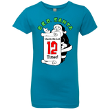 T-Shirts Turquoise / YXS OCD Santa Girls Premium T-Shirt