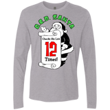 T-Shirts Heather Grey / Small OCD Santa Men's Premium Long Sleeve