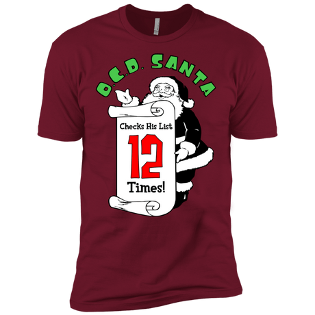 T-Shirts Cardinal / X-Small OCD Santa Men's Premium T-Shirt