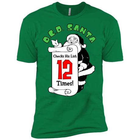 T-Shirts Kelly Green / X-Small OCD Santa Men's Premium T-Shirt