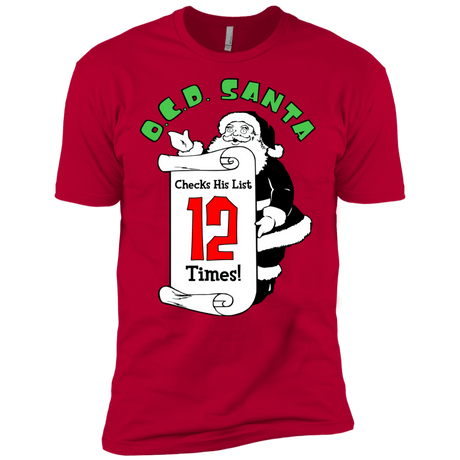 T-Shirts Red / X-Small OCD Santa Men's Premium T-Shirt