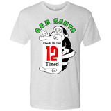 T-Shirts Heather White / Small OCD Santa Men's Triblend T-Shirt