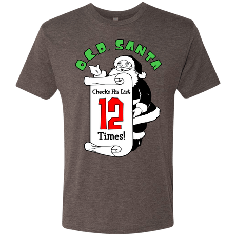 T-Shirts Macchiato / Small OCD Santa Men's Triblend T-Shirt