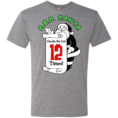 T-Shirts Premium Heather / Small OCD Santa Men's Triblend T-Shirt