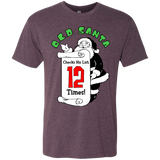 T-Shirts Vintage Purple / Small OCD Santa Men's Triblend T-Shirt