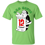 T-Shirts Lime / Small OCD Santa T-Shirt