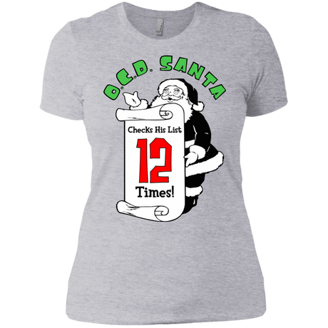 T-Shirts Heather Grey / X-Small OCD Santa Women's Premium T-Shirt