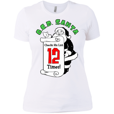 T-Shirts White / X-Small OCD Santa Women's Premium T-Shirt