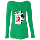 T-Shirts Envy / Small OCD Santa Women's Triblend Long Sleeve Shirt