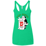 T-Shirts Envy / X-Small OCD Santa Women's Triblend Racerback Tank