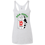 T-Shirts Heather White / X-Small OCD Santa Women's Triblend Racerback Tank