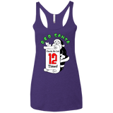 T-Shirts Purple Rush / X-Small OCD Santa Women's Triblend Racerback Tank