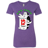 T-Shirts Purple Rush / Small OCD Santa Women's Triblend T-Shirt