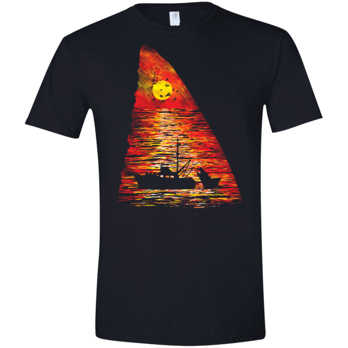 T-Shirts Black / X-Small Ocean Predator Men's Semi-Fitted Softstyle