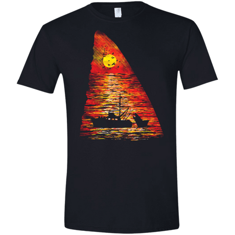 T-Shirts Black / X-Small Ocean Predator Men's Semi-Fitted Softstyle