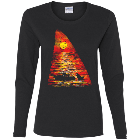 T-Shirts Black / S Ocean Predator Women's Long Sleeve T-Shirt
