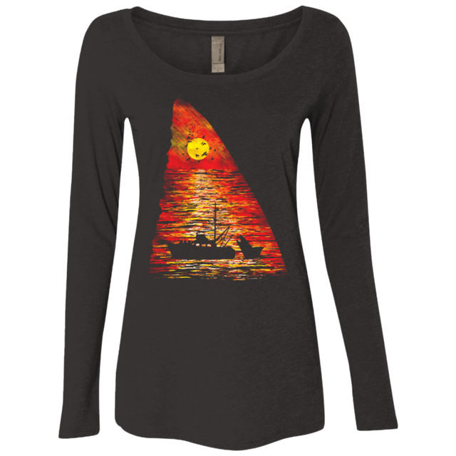T-Shirts Vintage Black / S Ocean Predator Women's Triblend Long Sleeve Shirt