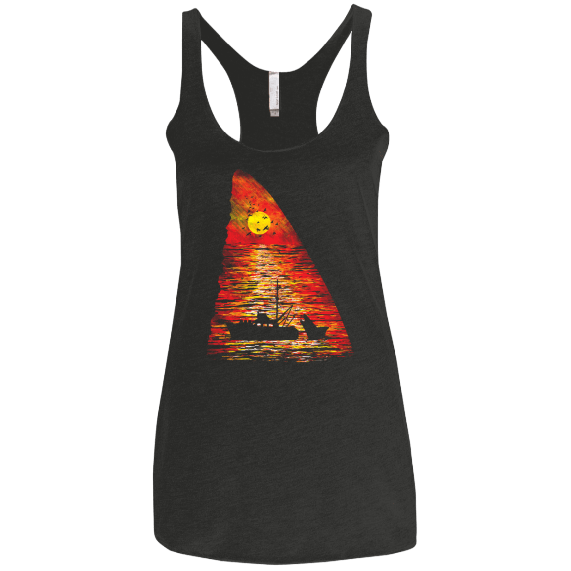 T-Shirts Vintage Black / X-Small Ocean Predator Women's Triblend Racerback Tank