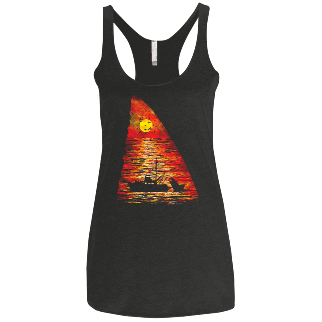 T-Shirts Vintage Black / X-Small Ocean Predator Women's Triblend Racerback Tank