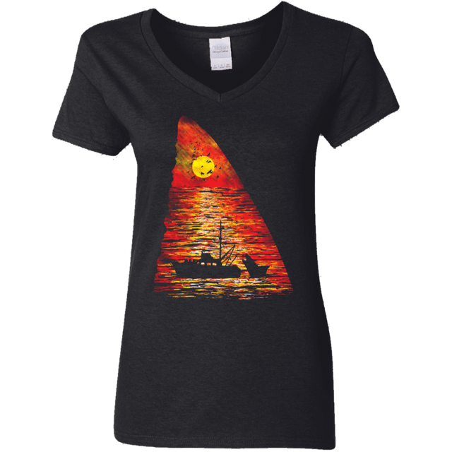 T-Shirts Black / S Ocean Predator Women's V-Neck T-Shirt