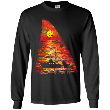 T-Shirts Black / YS Ocean Predator Youth Long Sleeve T-Shirt